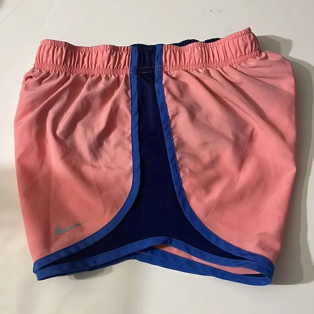 Nike DriFit Tempo Running Shorts Pink Blue XS